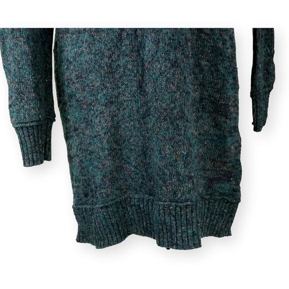 Club Monaco Italian Yarn Amelia Sweater Mini Dress Marled Green XS - Picture 6 of 11